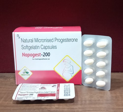 Micronised Progesterone Softgel Capsules Packaging Type Box At Rs