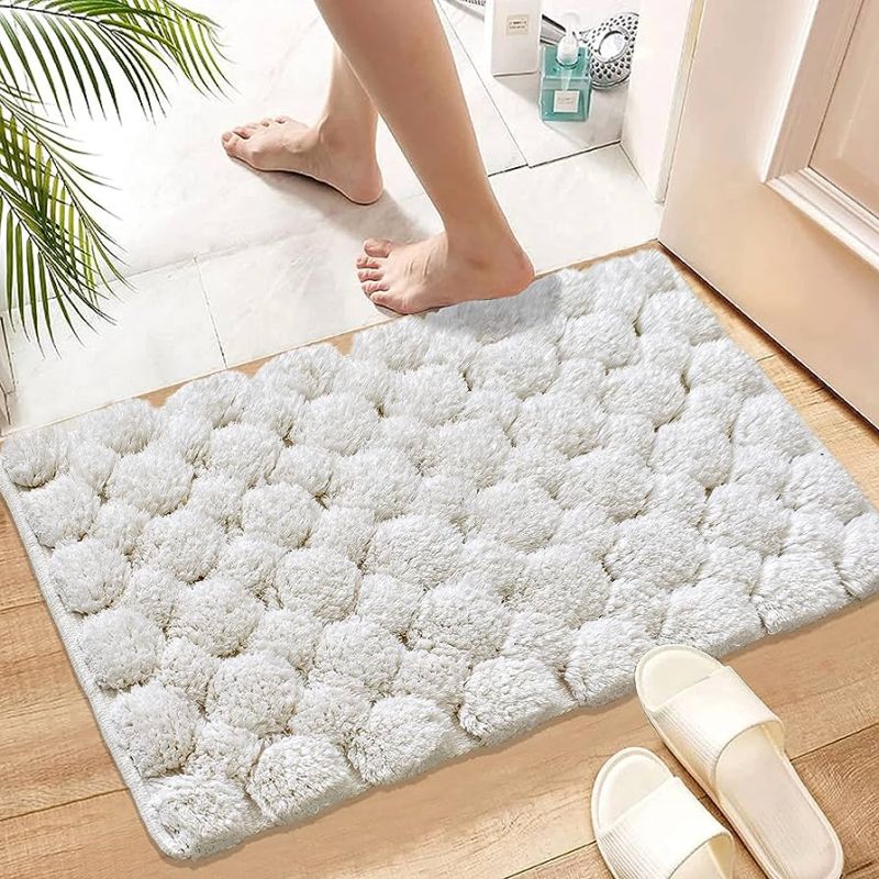 Rectangular Cotton Handloom Tufted Bath Mat For Bath Mats Size