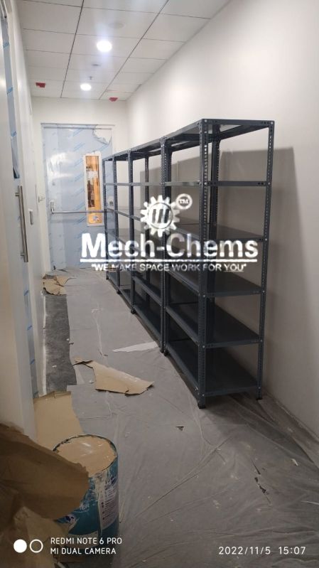 Gray Mechchems Mild Steel Warehouse Shelving Racks Size Customize At