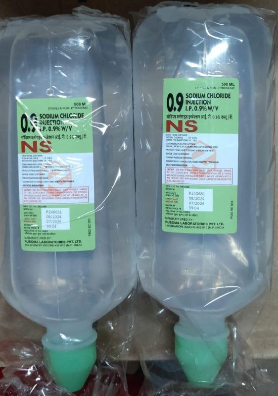 NS Sodium Chloride Injection Packaging Type Plastic Bottles At Rs 16