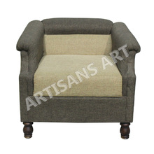 Fabric + Wood single sofa, Feature : Super Comfortable, Classic, easy moveble, durable etc