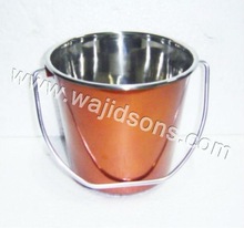 Metal Ice Bucket, Size : L:27.00 W:23.00 H:21.50 CM
