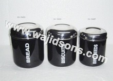 Metal Printed Steel Canister, for Kitchen, Hotel...