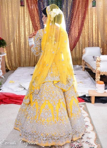 Sparkling Net Stone work Lehenga