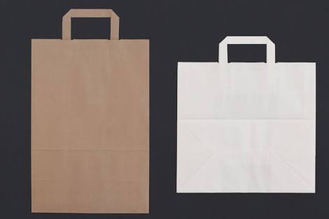 Rectangular Kraft Paper Carry Bags, for Shopping, Feature : Eco-Friendly, Good Quality