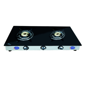 Two Burner Black Glass Top Buy two burner black glass top in Bangalore