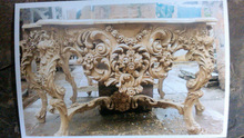 beautiful pillar table