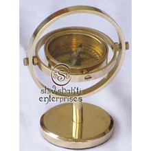 Metal Brass Compass Gymbal Compass