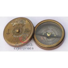 Brass calendar compass