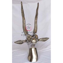 Metal Hanging Antelopes Head