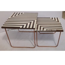 Wooden Painted Nested Table