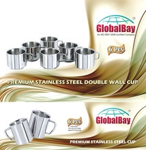 Stainless steel double wall cups