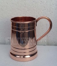 Metal copper drinking mug