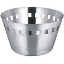 Metal Stainless Steel Bread Basket, for Food, Size : 21 cm, 23 cm