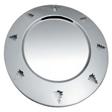 Stainless Steel Designed Cut Charger Plate, Feature : Eco-Friendly, Decorative