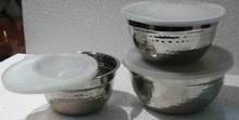 Metal Step Bowl, Size : 14/ 16/ 18 / 22 / 24 cm