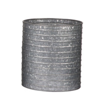 Galvanized Planter Pot