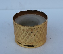 Gold Plated Restaurant Table Votive Candle Holder