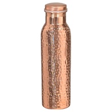 Hammered Leak Proof Copper Water Bottle