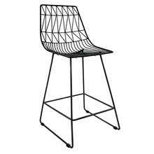 Metal Wire High Chair Commercial Bar Stool