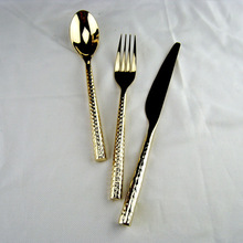 Metal spoon fork set
