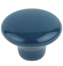 Metal Ceramic Cabinet Knob, Color : Blue