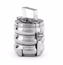 Stainless steel Belly Tiffin Box, for Home, Office, Feature : Eco-Friendly, Stocked