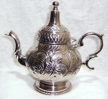 silver teapots