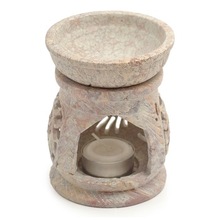 Soap stone Incense Oil Burner, Size : Customized Size