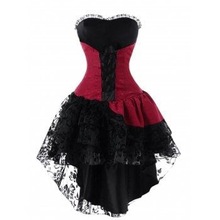 Embroidered Women Corset Dress, Age Group : Adults