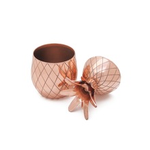 Copper Pineapple Cocktail Tumbler,