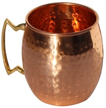 Pure Copper Hammered Mug