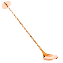Twisted Copper Spoon