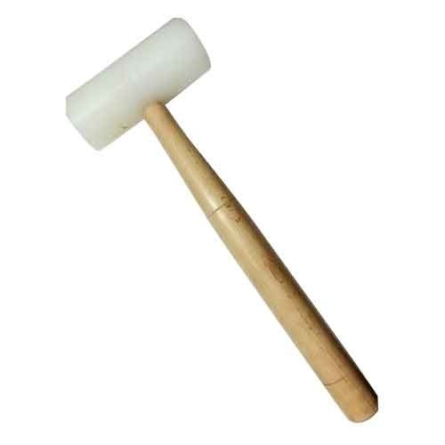 Wooden Polished Nylon Faced Hammer