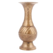 Handmade Golden Bronze Flower Vase