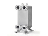 Fusion bonded plate heat exchanger