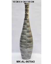 Aluminum Pedestal Vase