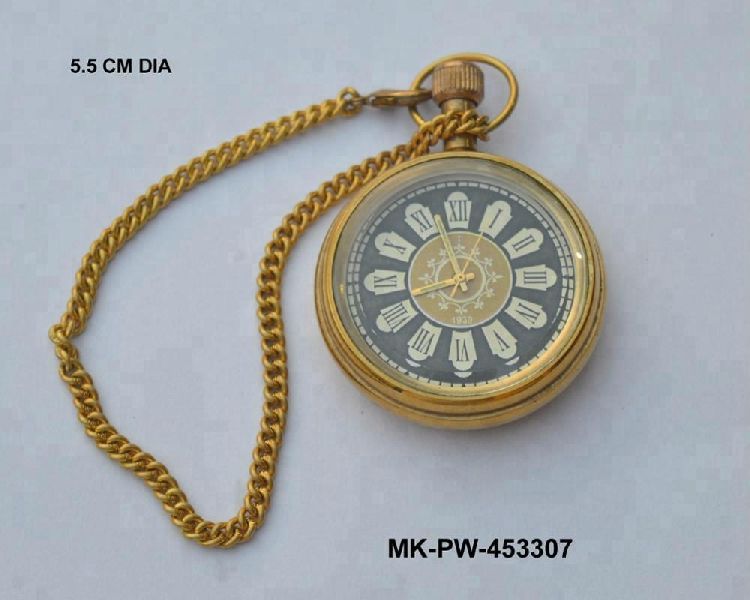 Brass Pocket Watch