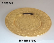 Metal Brass Trinket Plate, Style : Feng Shui