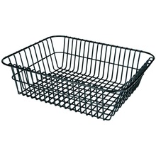 HHO Black Iron Wire Basket, for Daily Mess Storage, Color : White