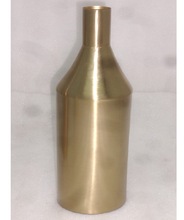 Matte Brass Metal Vase