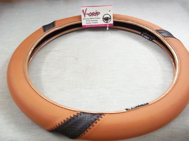Steering Cover PU Leather, for Car Seat, Technics : Attractive Pattern