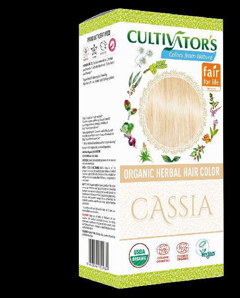 Organic Herbal Hair Color Cassia Certification : Vegan Non GMO at Rs