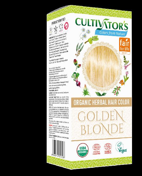 Organic Herbal Hair Color Golden Blonde Manufacturer In Rajasthan