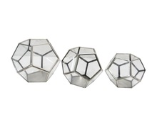 Unique Pentagonal Glass votives, for Home Decoration
