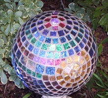 Handmade Decorative Mosaic Ball, Size : 10 Cm