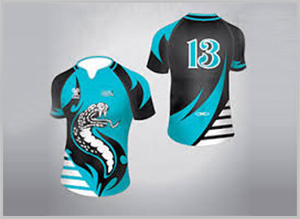 Full Sublimation Rugby Jersey, Size : XL