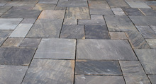 River Black Sandstone, Color : Grey