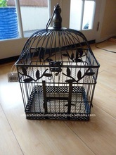 Metal Bird cage card holder