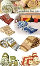 Cotton jaipur hand-block printed beautiful quilts, for Home, Hotel, hospitals, Technics : Handmade